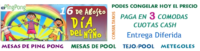 DIA DEL NIÑO: 3 cuotas Cash (congela precio) con entrega diferida