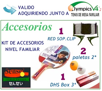 PACK OFERTA OLYMPICS V4® CON KIT DE ACCESORIOS