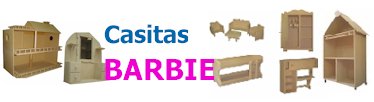 Casitas Barbie en madera