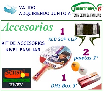 PACK OFERTA MASTER V6� CON KIT DE ACCESORIOS