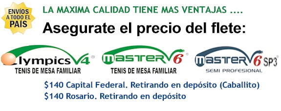 Tarifas de Env�os Parcialmemente Bonificados directos para Olympics V4, Master V6 y Master V6 SP3