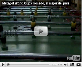 Ver video detalles generales Metegol World Cup