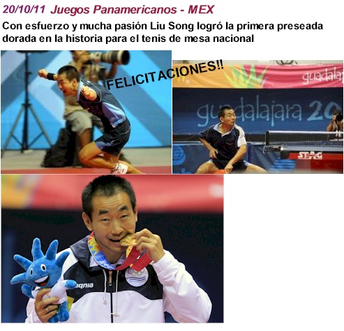 Juegos Panamericanos 2011 - Liu Song obtiene histrica medalla dorada