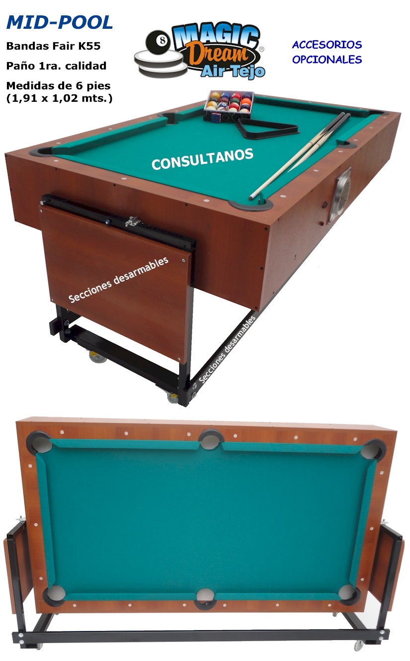 Mesa de Pool y Especificaciones